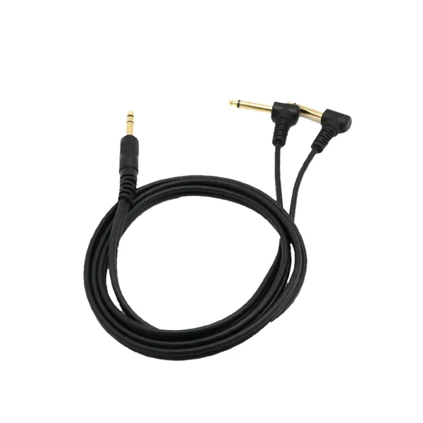 Safe Maxbell 1 4 inch 6.35mm TRS Stereo Plug Male to Dual 1 4 6.35mm TS Mono Plug Male Stereo Audio Patch Cable Gold Plated Plug OFC Pure Copper Wire - 4.9 Feet 1.5 Meters First-Class