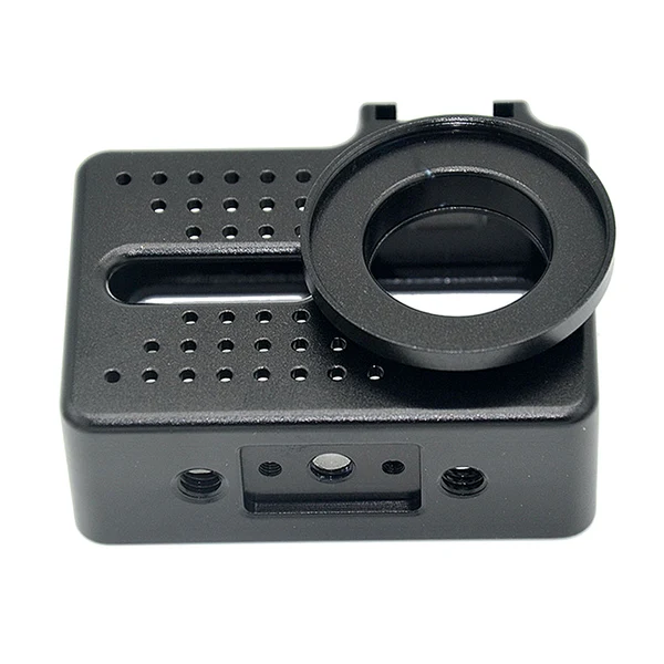 World-Class Maxbell Black-Frame Case 40.5mm UV Filter Protector Lens For Xiaomi Yi 4K Action Camera With Mount Adapter Screws Aluminium Alloy Convenient