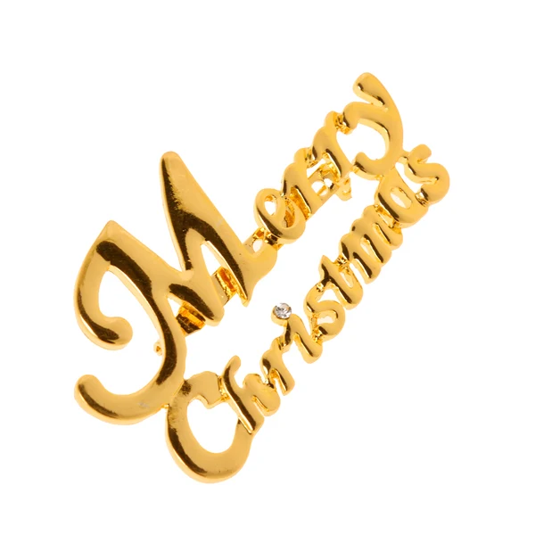 High-Performance Maxbell Women Jewelry Party Merry Christmas Letter Clothing Accessories Brooch Pins Trusted