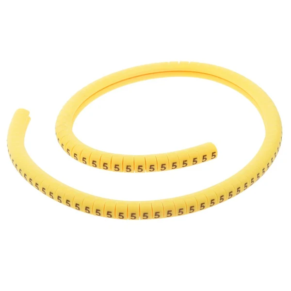 Fine Maxbell Accessories - Cable Management - Cable Marker Cable Sleeves Number 5 Pack of 100 Safe