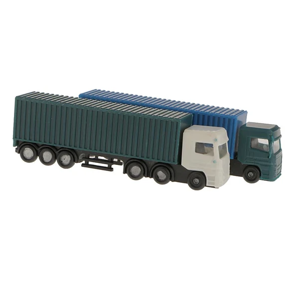 Sustainable Maxbell 2Pcs Model Container Truck Figure Transporter Truck Vehicle Car 1 150 N Scale Building Scenery Layout Practical