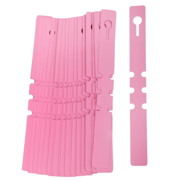 Advanced Maxbell 100pcs PVC Greenhouse Gardening Plant Stake Hanging Collar Tag Label Pink First-Class