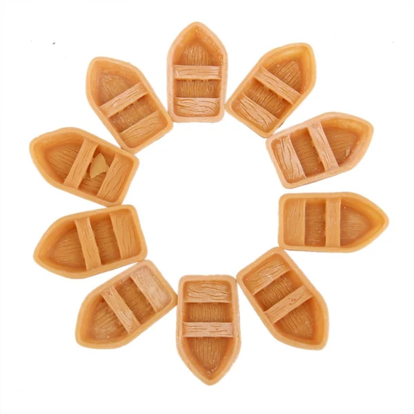 Elite Maxbell 10x Miniature Dollhouse Craft Fairy Garden Resin Landscape Steamboat Decor S Powerful