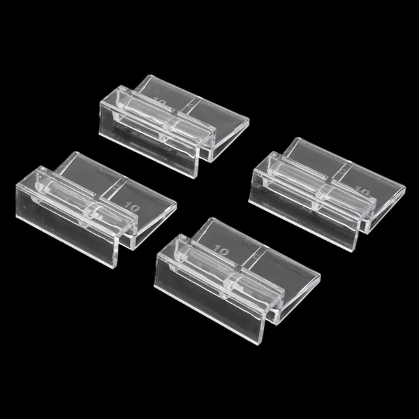 Verified Maxbell 4x Aquarium Fish Tank Plastic Clips Glass Cover Strong Support Holders 10mm Carefully Designed