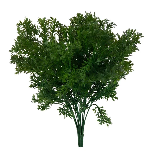 Verified Maxbell Green Artificial Plastic Plant 6 Branches Parsley Grass Home Wedding Decor Original Design