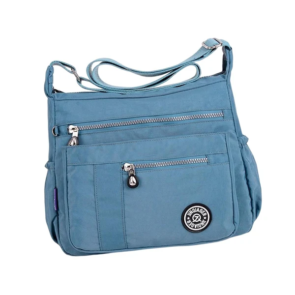 Powerful Maxbell Nylon Handbag Casual Tote Bag Adjustable Strap Womens Shoulder Bag Pouch Carmine Gray Certified