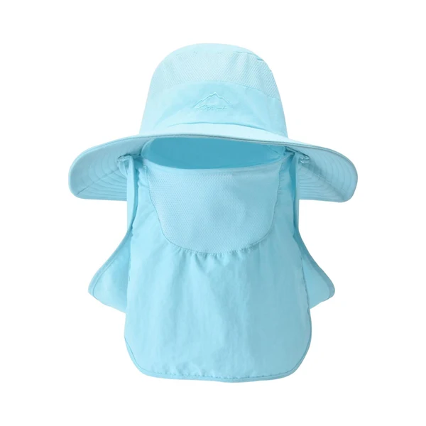 Relaxed Maxbell Sombrero Hats Neck Face Flap Sun Protective for Hiking Travel Vocation Fine