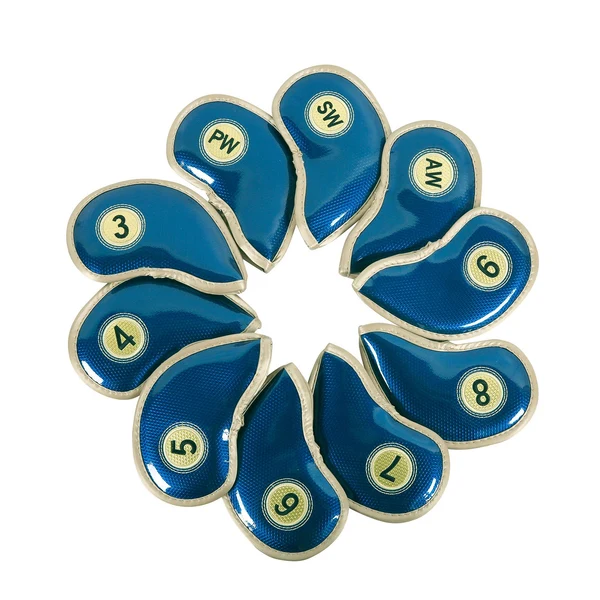 Sophisticated Maxbell 10Pcs Golf Iron Covers Wrap PU Leather Outdoor Sports Golf Training Official