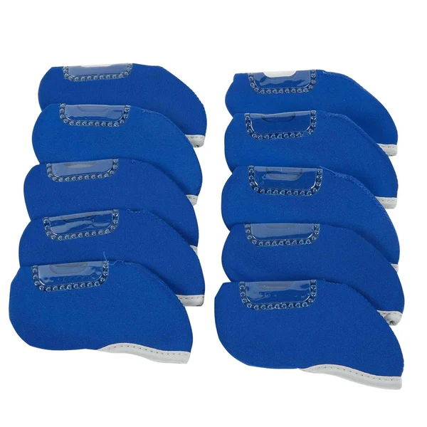 Exclusive Maxbell 10Pcs Golf Club Headcovers Neoprene Visible Window Golf Iron Covers Set Official