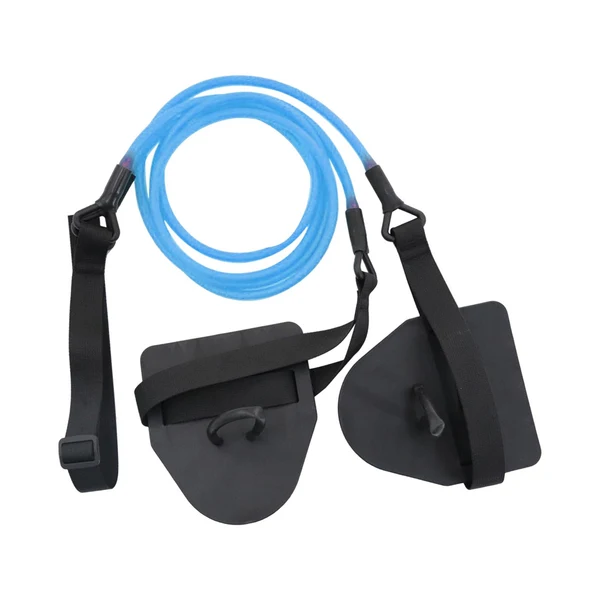 Certified Maxbell Resistance Bands Workout Bungee Cords Fitness Swimming Arm Trainer Strength Blue 40lbs Stylish