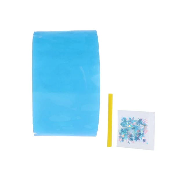 First-Class Maxbell Double Sided Tape Reusable Bubble Balloons Blowing Tape for Pinch Toy Making Blue 100cmx5cm Healthy
