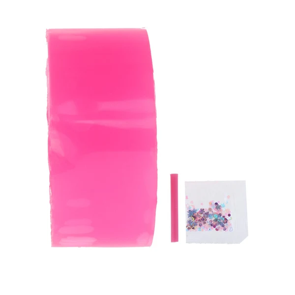 Exceptional Maxbell Double Sided Tape Reusable Bubble Balloons Blowing Tape for Pinch Toy Making Pink 300cmx3cm Functional