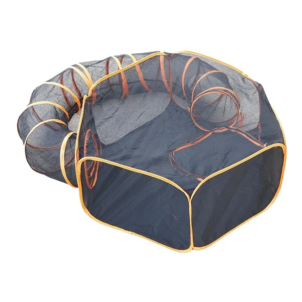 Unique Maxbell Cat Tunnel Indoor Cats Cage House Foldable Interactive for Puppy Mouse Breathable