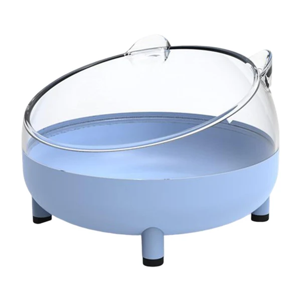 Organic Maxbell Small Animal Bath House Cage Toilet Clear Shower Room Hamster Sand Bath Box Blue Refined