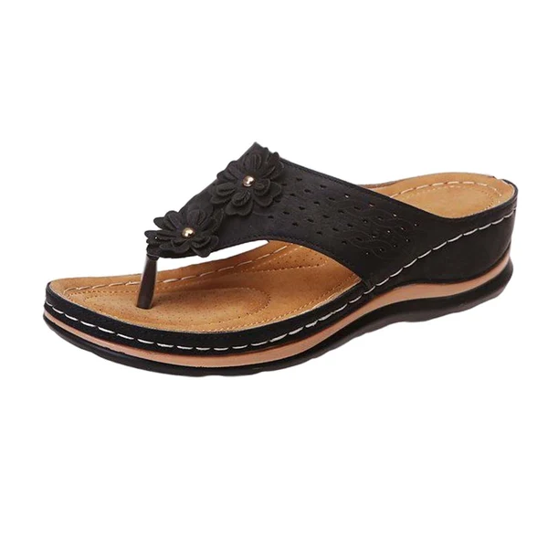 Consistent Maxbell Women Sandals Ladies Anti Slip Casual Soft Flat Slippers Open Toe Flat Shoes 41 Detailed