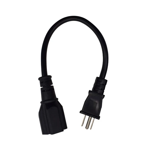 Soft Maxbell 5-15P to 3x5-15R Power Extension Cable Low Resistance 1.83M 5.9ft Black Quality