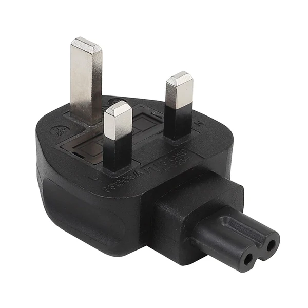 Luxury Maxbell UK 3 Prong Male to IEC 320 C7 Female Power Plug Adapter Stable Transmission Exclusive