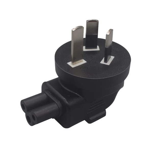Artisan Maxbell AU Standard Male to IEC 320 C5 3 Pin Female Power Plug Adapter Minimalist