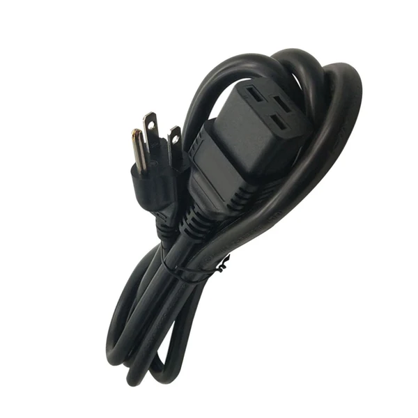 Natural Maxbell US NEMA 5-15P to C19 Power Cord Stable Transmission Professional 15A 3 Prong Elegant