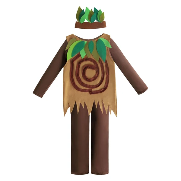 Carefully Designed Maxbell Children Tree Costumes Headdress Vest Romper for Halloween Show Festival S Recyclable
