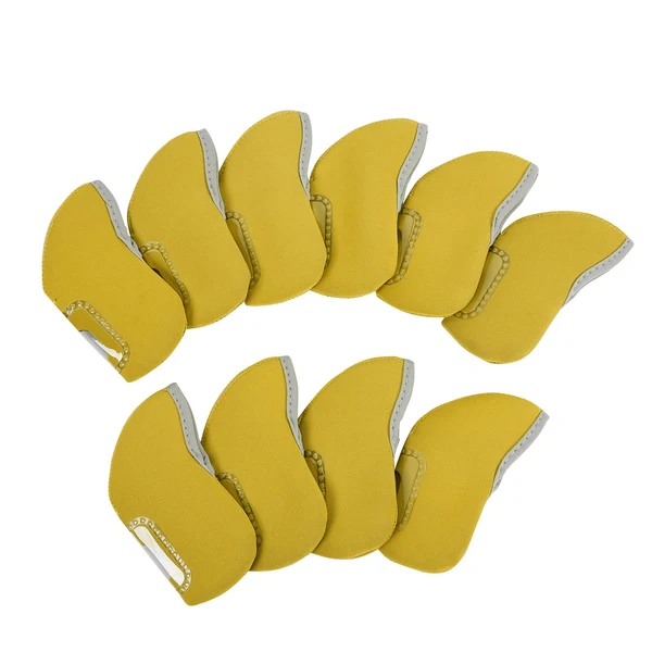 Expertly Made Maxbell 10x Golf Iron Head Covers Fit All Brands Premium Neoprene with Clear Window Premium Material