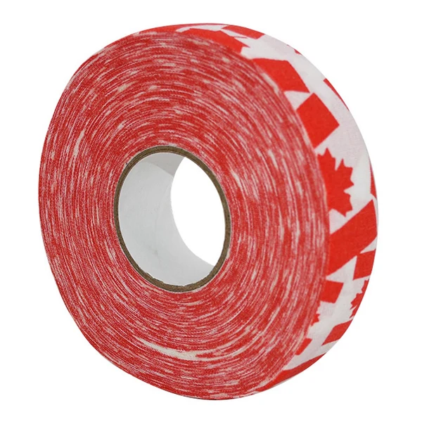 Professional Maxbell 2.5Cmx25M Ice Hockey Cloth Tape Wrapping Breathable Nonslip Protector Cover Maple Red Enhanced