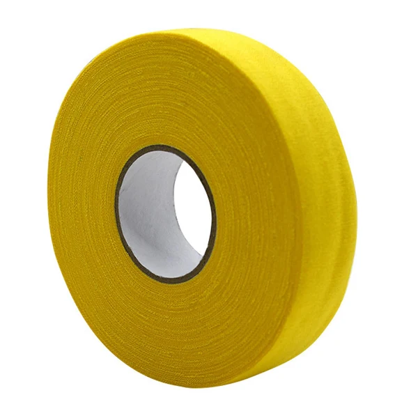 Elite Maxbell 2.5Cmx25M Ice Hockey Cloth Tape Wrapping Breathable Nonslip Protector Cover Yellow First-Class