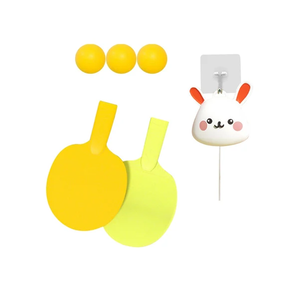 Excellent Maxbell Portable Indoor Hanging Table Tennis with Balls Interaction Birthday Bunny Three Ball Professional