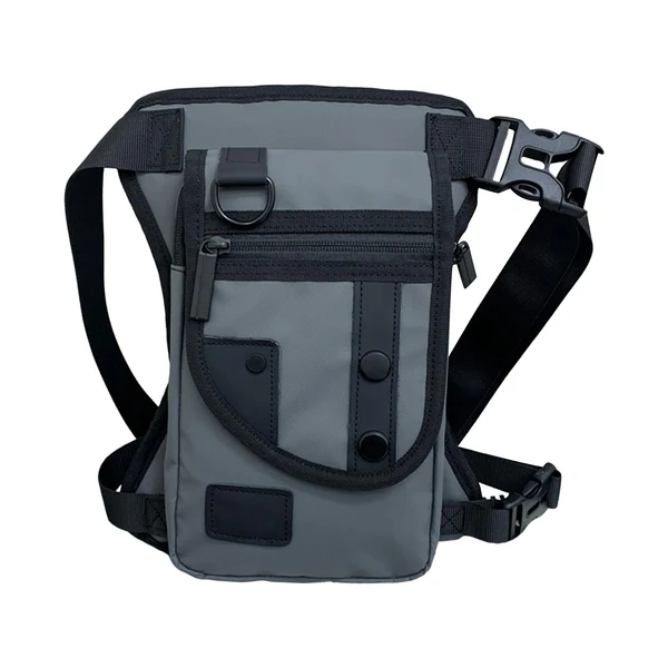 Sustainable Maxbell Drop Leg Pouch Bag Fishing Tackle Bag Fittings for Biking Hiking Traveling Gray Relaxed