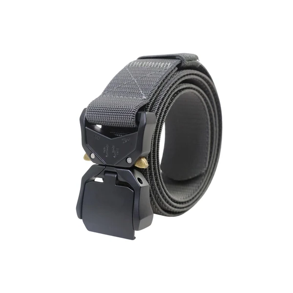 Reliable Maxbell Nylon Belt Durable Casual Belt with Quick Release Buckle Waistband Men Belts Dark Gray Breathable