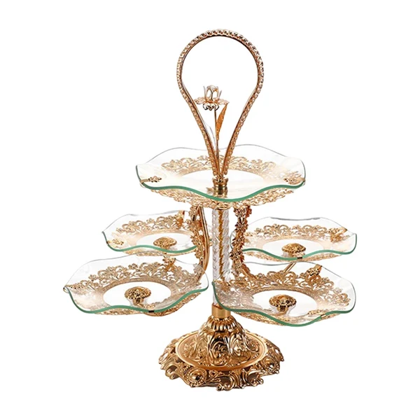 Trusted Maxbell Multi Tier Display Serving Platter Tree Stand Thicker for Birthday Wedding Stylish