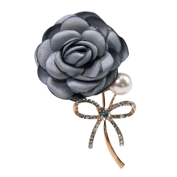 Unique Maxbell Flower Brooches Pin Decorative Floral Brooch for Mom Wedding Accessory Smooth