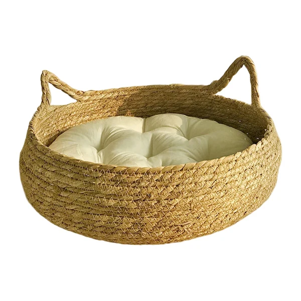 Consistent Maxbell Scratching Cat Bed with Removable Cushion Fittings Portable for Kitten White 35cm Effective
