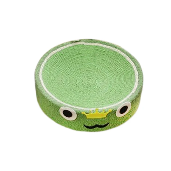 Original Maxbell Cat Scratcher Pad Bed Durable Round Interactive Toy Lounge Indoor for Kitten frog Powerful