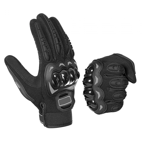 Easy-to-Use Maxbell Motorcycle Gloves Touch Screen Protection for Motocross Cycling Camping Black XXL Responsible
