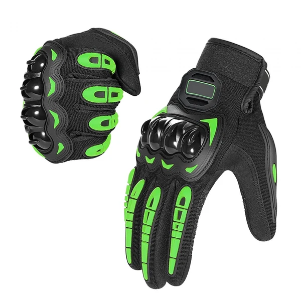Fashionable Maxbell Motorcycle Gloves Touch Screen Protection for Motocross Cycling Camping Green XXL