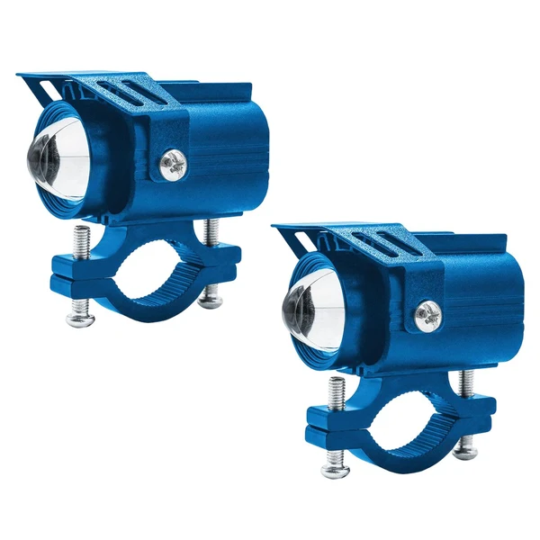 Refined Maxbell 2x Motorcycle Auxiliary Driving Lights Spotlight for ATV Car Truck Blue Genuine