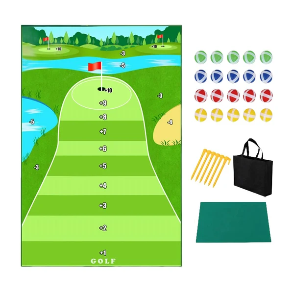 Genuine Maxbell Golf Hitting Mat Practice Mat Golf Game Set for Backyard Beginners Equipment sponge mat nail Premium Material