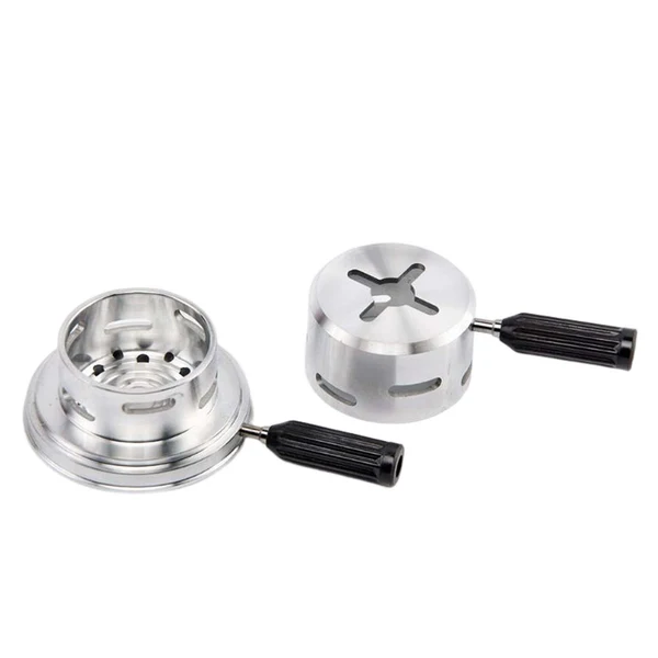 Reusable Maxbell Heat Management Attachment Burner Aluminum Alloy for Smoking Hookah Green