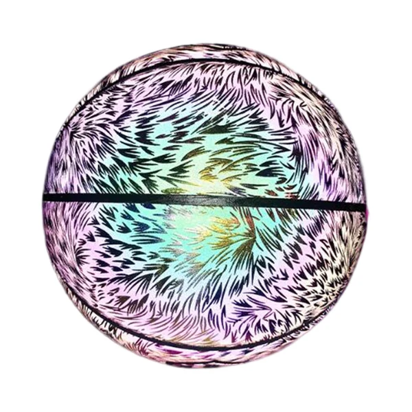 Detailed Maxbell PU Glowing Basketball Training Equipment Glow in The Dark for Girls Boys Style C Next-Generation