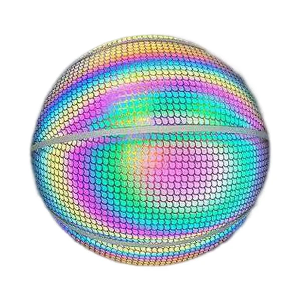 Contemporary Maxbell PU Glowing Basketball Training Equipment Glow in The Dark for Girls Boys Style B Minimalist