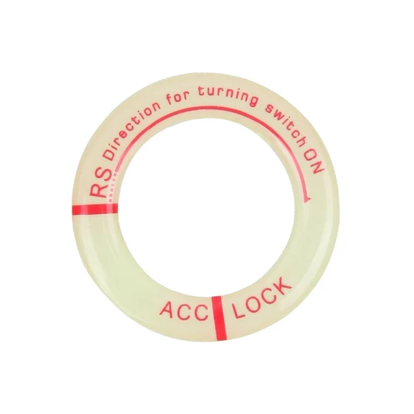 Practical Maxbell Universal Ignition Switch Decoration Rings Glow in The Dark luminous Red Genuine