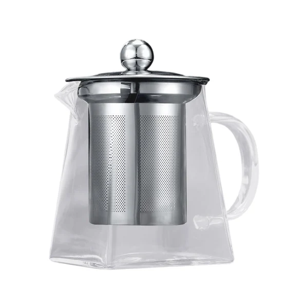 Specialty Maxbell Glass Teapot with Strainer Tea Maker Pot Jug for Iced tea Bags Hotel 750ml Durable