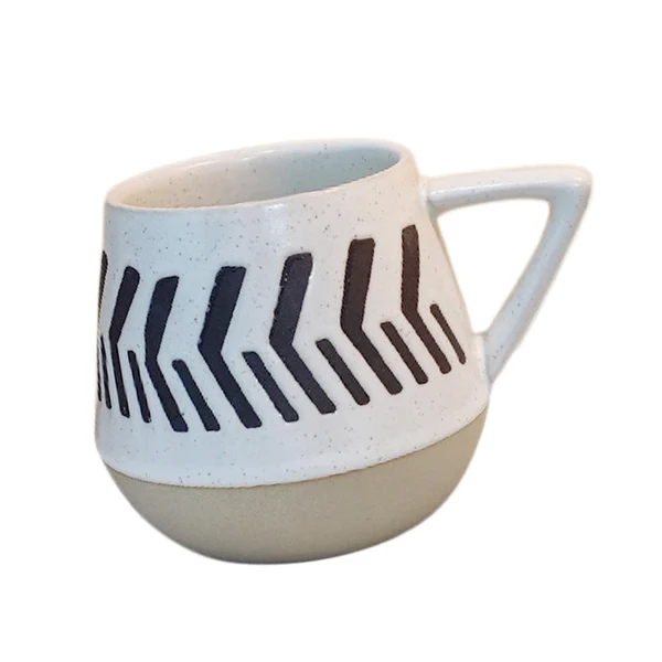 Stylish Maxbell 400ml Coffee Cup Drinking Cups Espresso Mug Retro for Yogurt Office Travel arrows Environmentally Friendly
