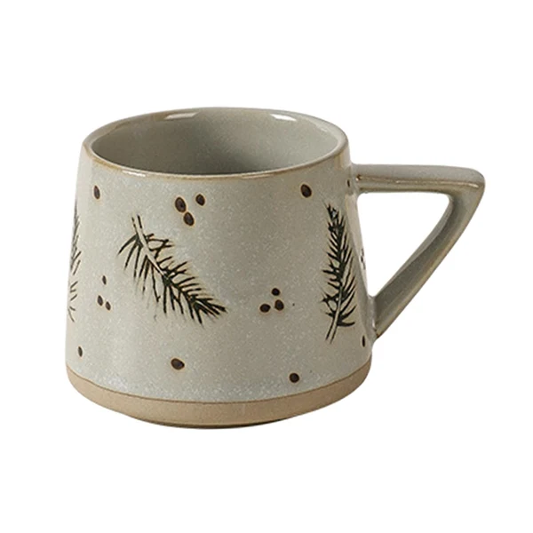 Exclusive Maxbell 400ml Coffee Cup Drinking Cups Espresso Mug Retro for Yogurt Office Travel Feather Recyclable