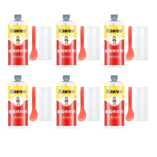 Superior Maxbell Metal Glue Welding Glue High Temperature Resistant for Alloy Steel 6 Bottles Fine