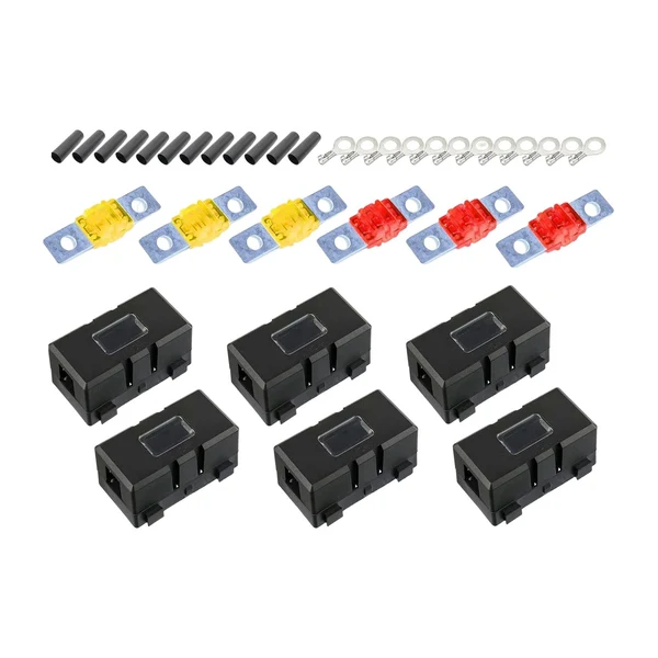 Exceptional Maxbell Car ANS Fuse Holder Block Durable Waterproof for Motorcycles Cars 6 Set 40A 50A 60A Fine