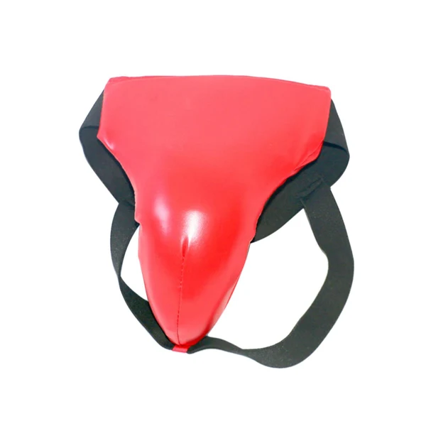 Elite Maxbell Groin Guard Jockstrap Crotch Protector Adjustable for Exercise Training L Red Artisan