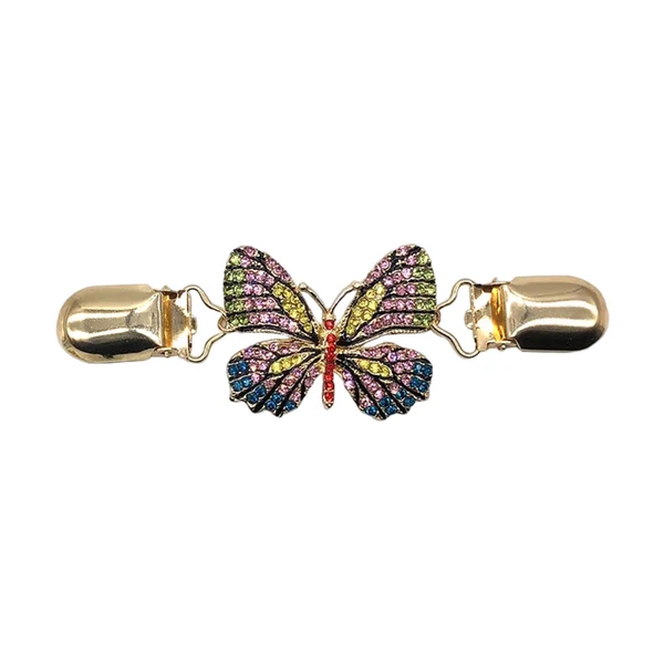 Top-Quality Maxbell Sweater Cardigan Clip Butterfly Shaped Multicolor for Neckerchief Dresses First-Class