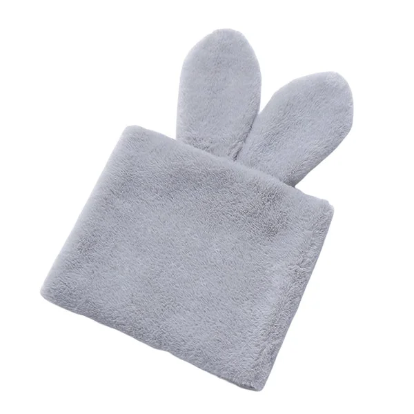 Secure Maxbell Handmade Rabbit Ear Round Bouquet Autumn Winter Lifelike for Home Decoration grey Pure